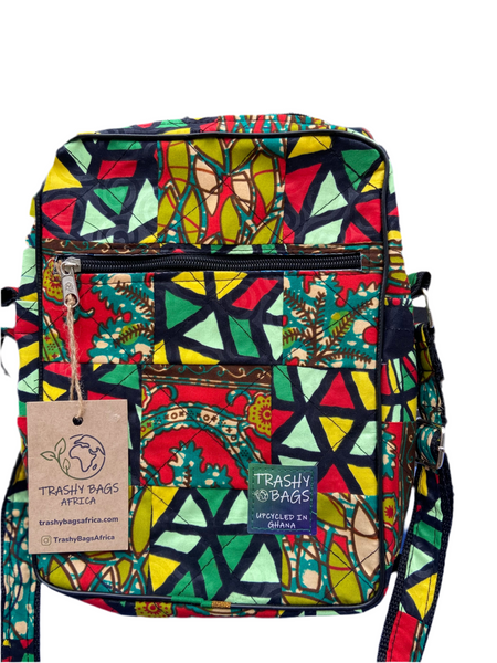 Trashy Bags Recycled Plastic and Fabric Off-Cuts Cross Body Bag