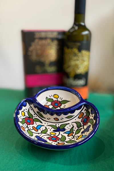 Palestinian Ceramic Olive Dish