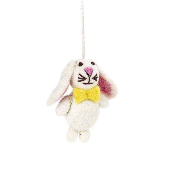 Handmade felt decoration - Mini Easter Bunnies (Set of 3)