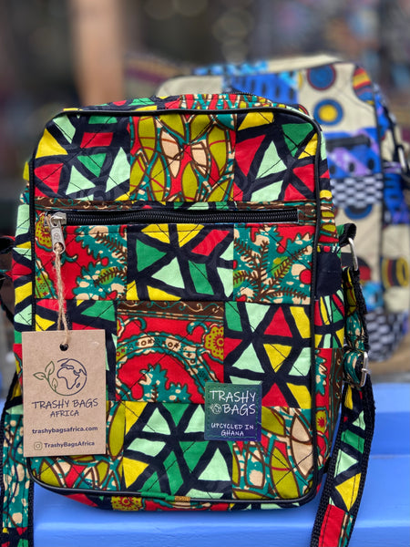 Trashy Bags Recycled Plastic and Fabric Off-Cuts Cross Body Bag