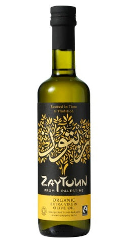 Zaytoun Fair Trade Food from Palestine - Extra Virgin Organic Olive Oil