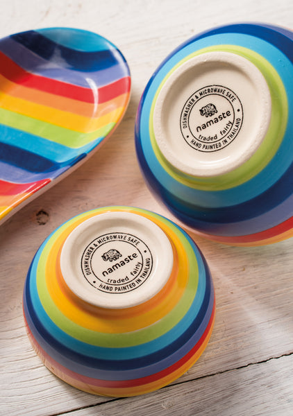 Rainbow Stripe Jug