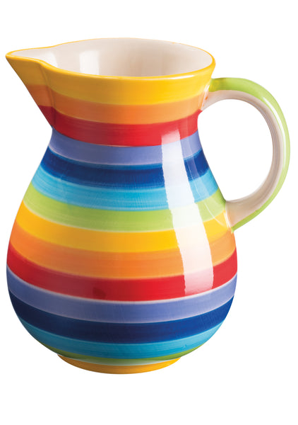 Rainbow Stripe Jug