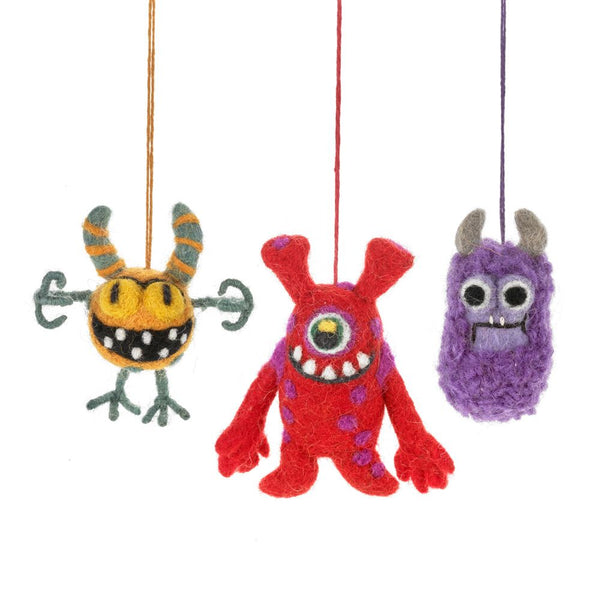 Handmade Felt for Halloween - Moody Monsters