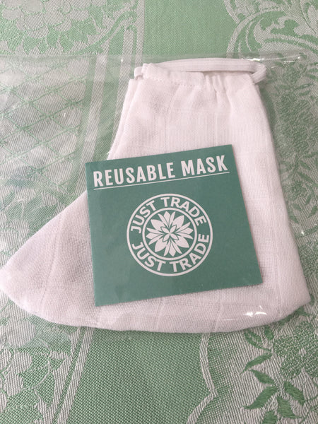 Fair Trade Washable Face Masks - Organic Cotton