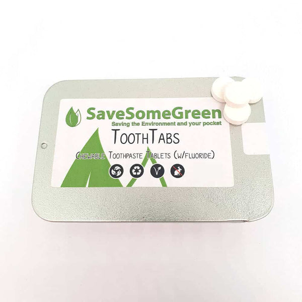 SLS Free, Chewable Toothpaste Tabs (with Fluoride)
