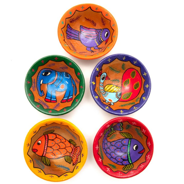 Mithila Terracotta Mini Dishes