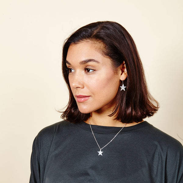 Plated star pendant