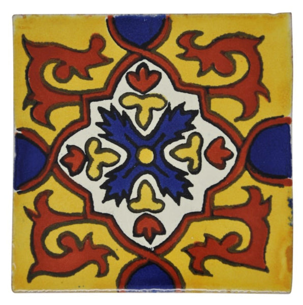 Mexican Hand Painted Ceramic Tiles - 5cm