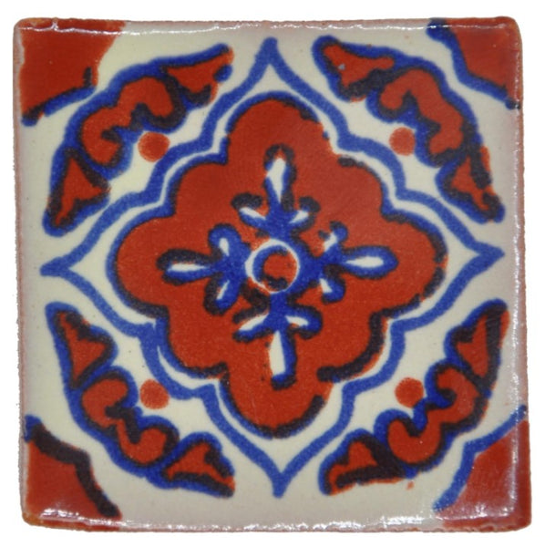 Mexican Hand Painted Ceramic Tiles - 5cm