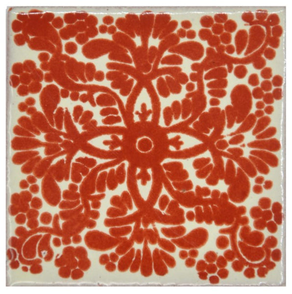 Mexican Hand Painted Ceramic Tiles - 5cm