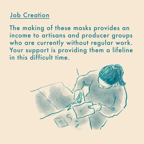 Fair Trade Washable Face Masks - Cotton