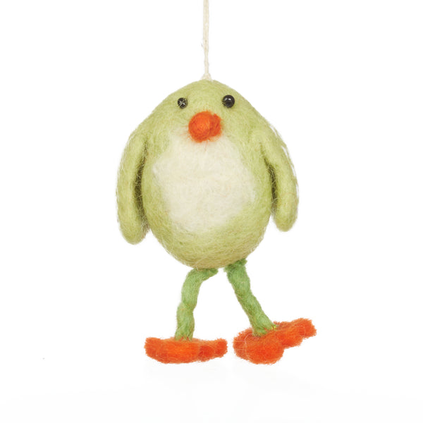 Handmade felt decoration - Eggs on Legs