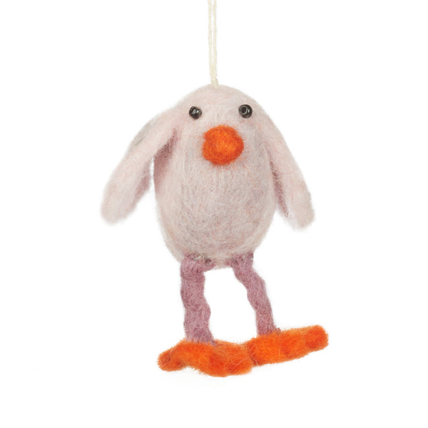 Handmade felt decoration - Eggs on Legs