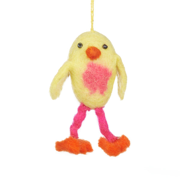 Handmade felt decoration - Eggs on Legs