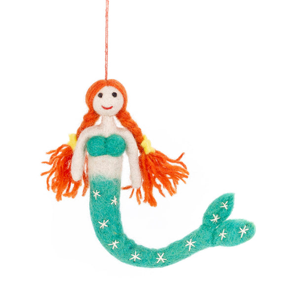 Handmade felt decoration - Mermaids