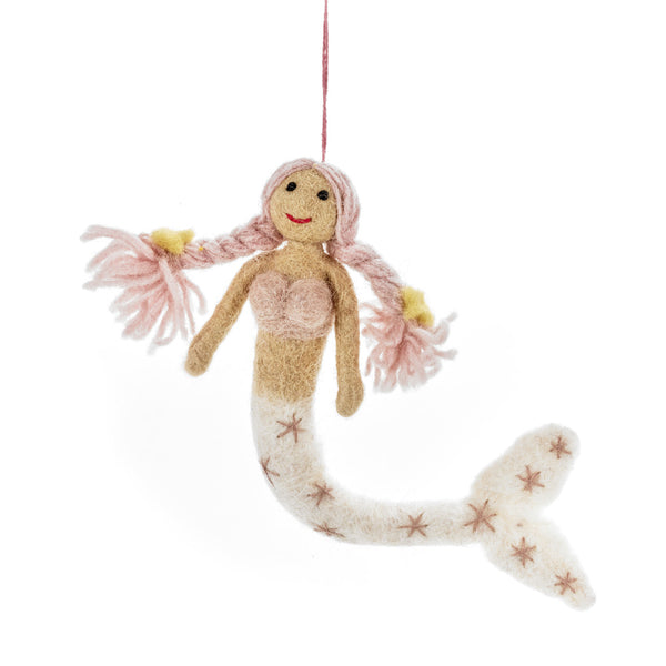 Handmade felt decoration - Mermaids