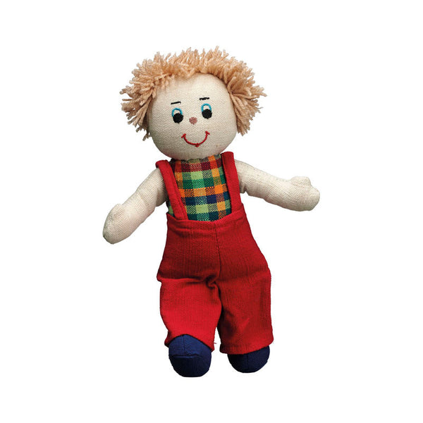 Lanka Kade Rag Doll - boy doll with white skin and blonde hair
