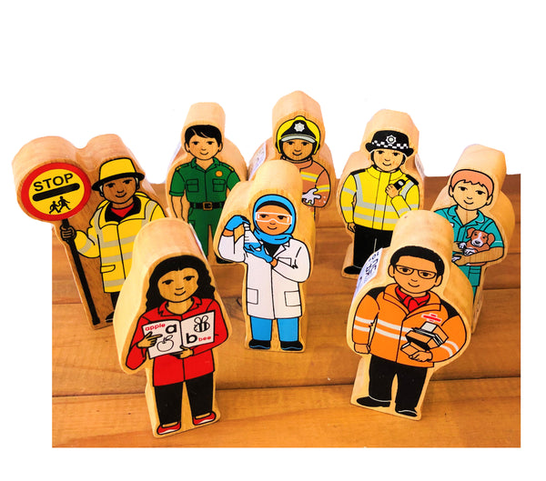 Lanka Kade Natural Colourful Figures - Everyday Heroes