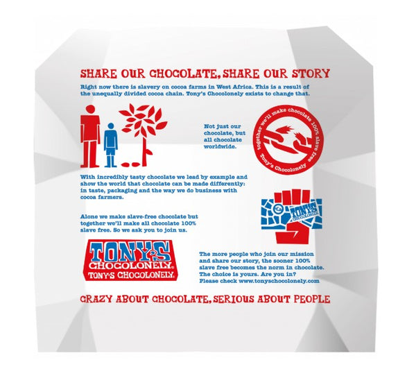 Tony's Chocolonely Extra Dark Chocolate