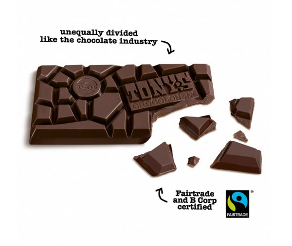 Tony's Chocolonely Extra Dark Chocolate