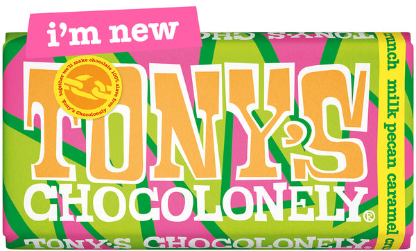 Tony's Chocolonely Milk Pecan Caramel Crunch