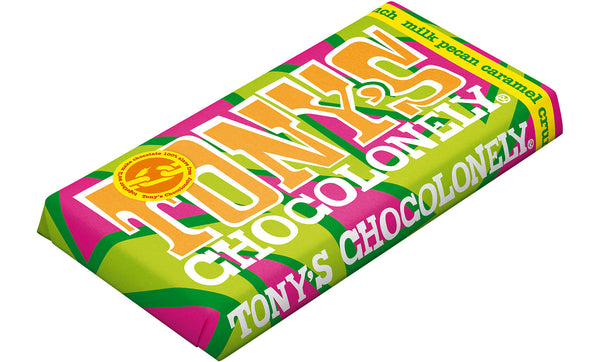 Tony's Chocolonely Milk Pecan Caramel Crunch