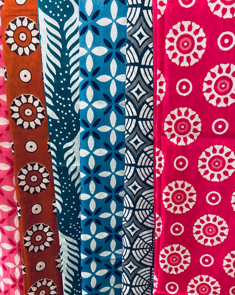 Pachamama Hand Printed Cotton Sarong