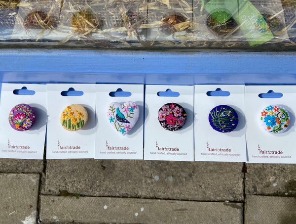 Fair to Trade Embroidered Badges