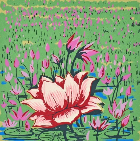 Greeting Card - Handpainted