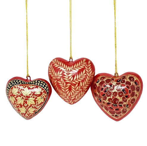 Large Papier-mâché heart - Red