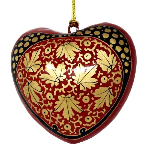 Large Papier-mâché heart - Red