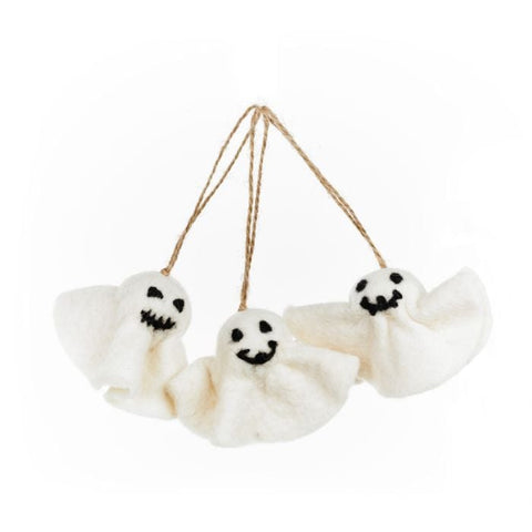 Handmade Felt for Halloween - Ghastly Ghosts