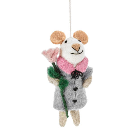 Handmade felt decoration - Maisie Mouse