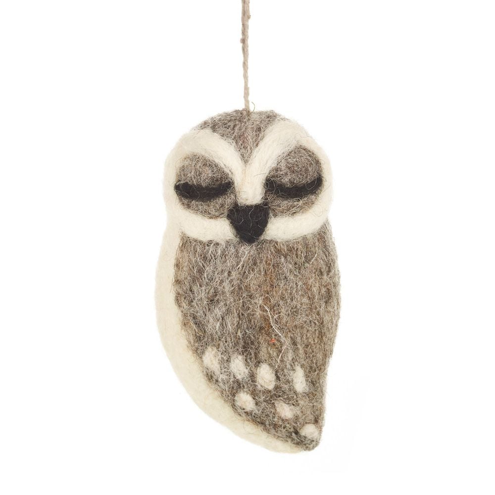 Handmade felt for Christmas - Christmas Owl