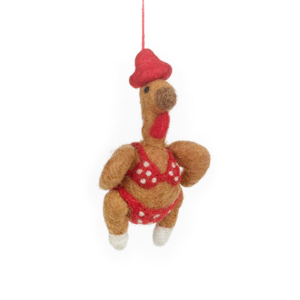 Handmade felt for Christmas - Sizzling Turkey