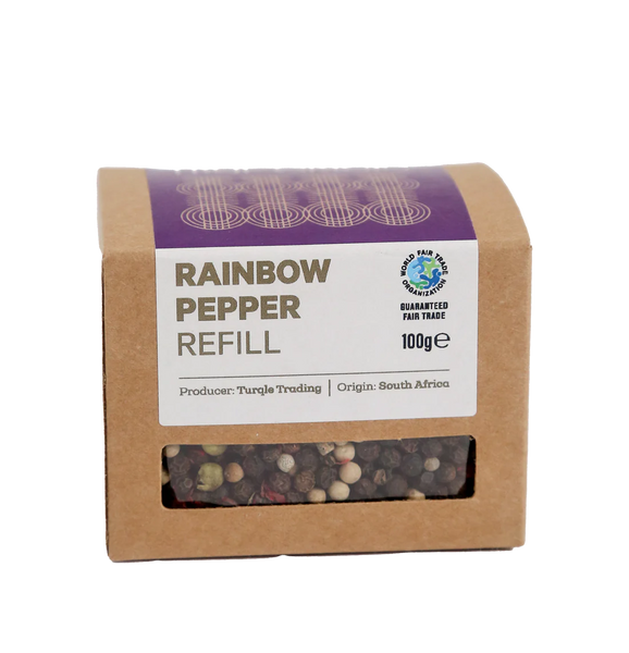 Fair Trade Spice Grinders - True Origin Rainbow Pepper