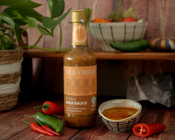 True Origin Fair Trade Chilli Sauce - Gold Hot Sauce