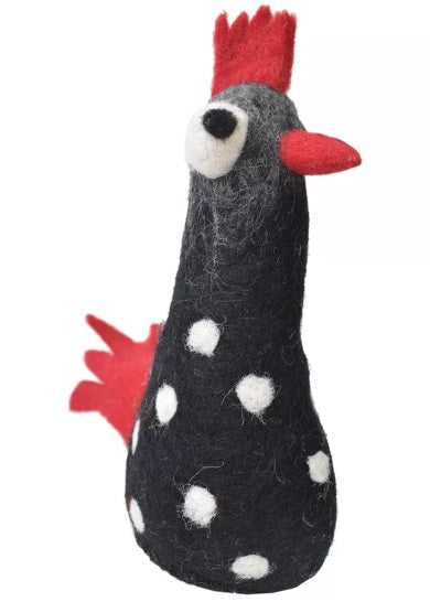 Handmade Felt Decoration - Pachamama Funky Chicken