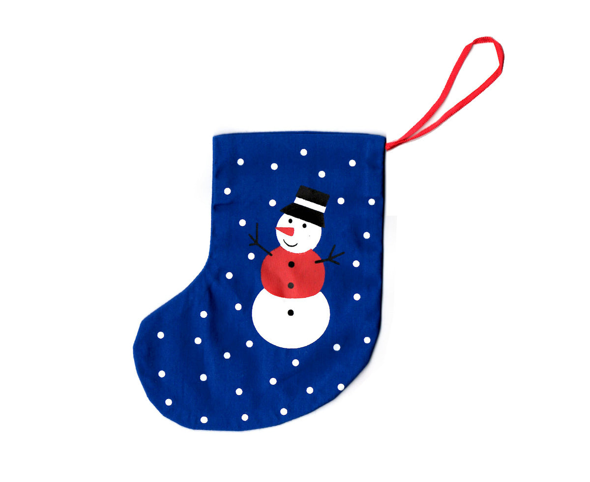 Mini Snowman Stocking