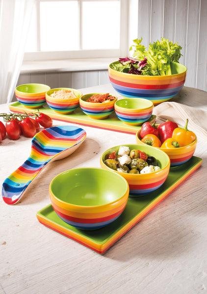 Rainbow Stripe Cereal Bowl