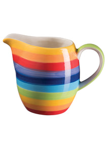 Rainbow Stripe Milk Jug