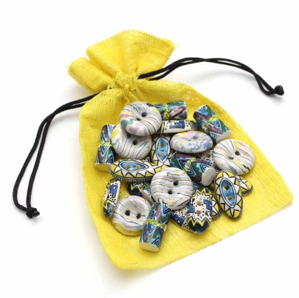 Fair Trade Craft Supplies - Bag of Buttons