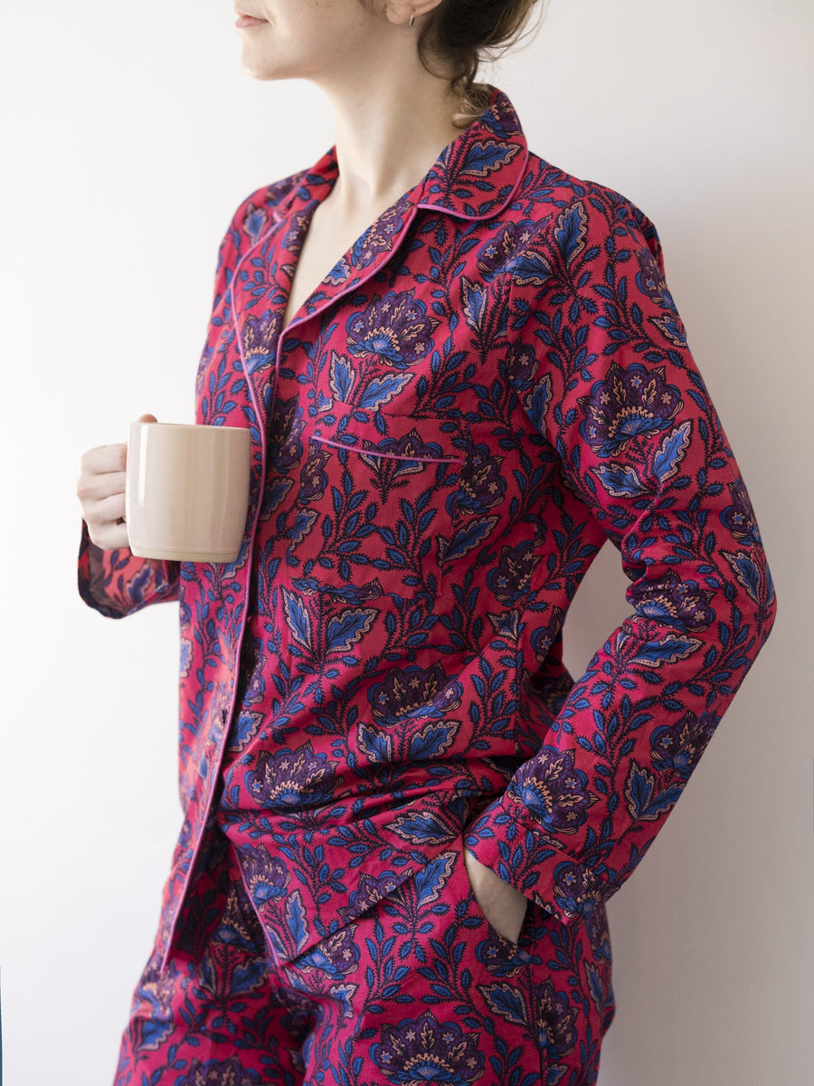 Organic Cotton Pyjamas - Floral – Fair and Fabulous