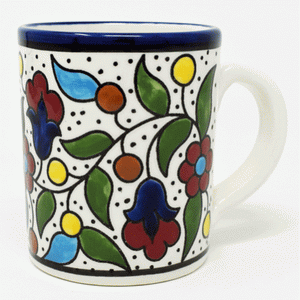 Palestinian Floral Ceramic Mug