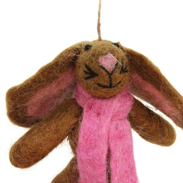 Handmade felt decoration - Big Eared Bunny