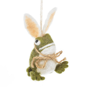 Handmade felt decoration - Easter Toad