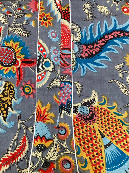 Hand Printed Cotton Kimono