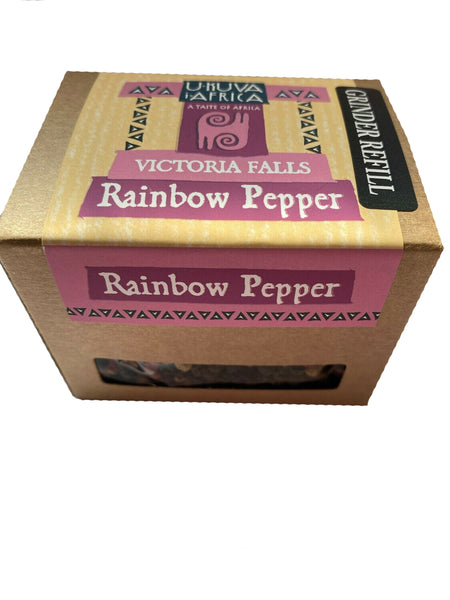 Fair Trade Spice Grinders - Victoria Falls Rainbow Pepper