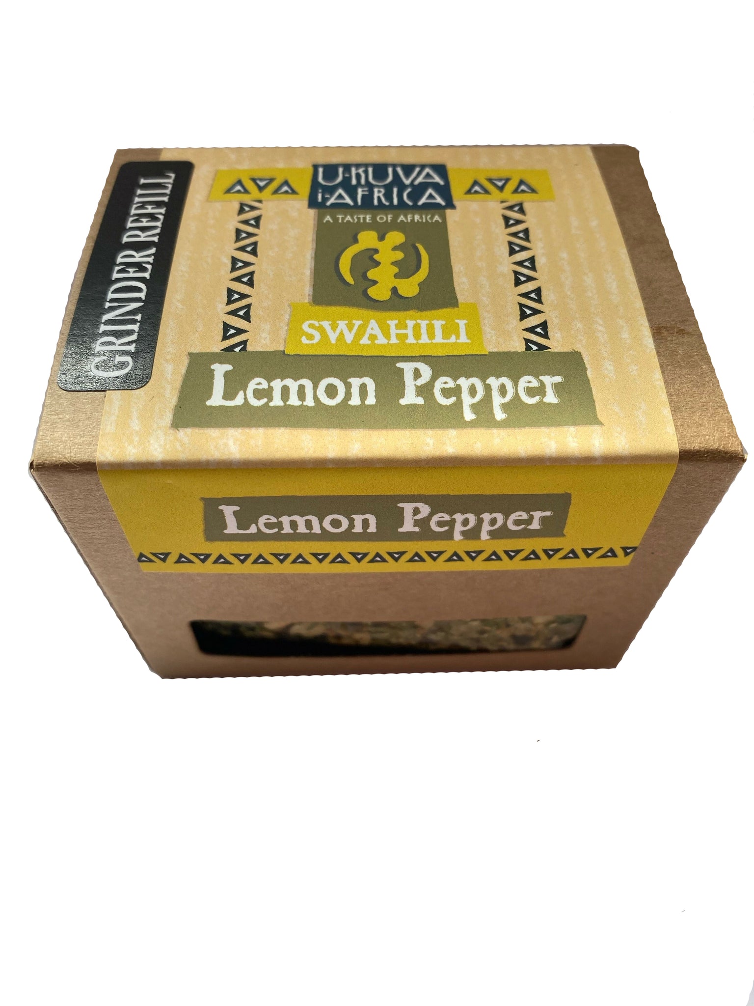 Fair Trade Spice Grinders - Swahili Lemon Pepper